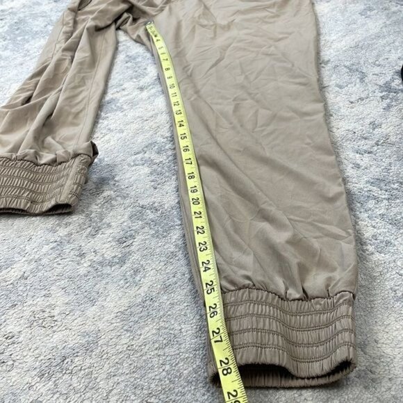 Athleta Camden Jogger Pants Tan Lounge Travel Style 486192 Sz 6 - Picture 11 of 15
